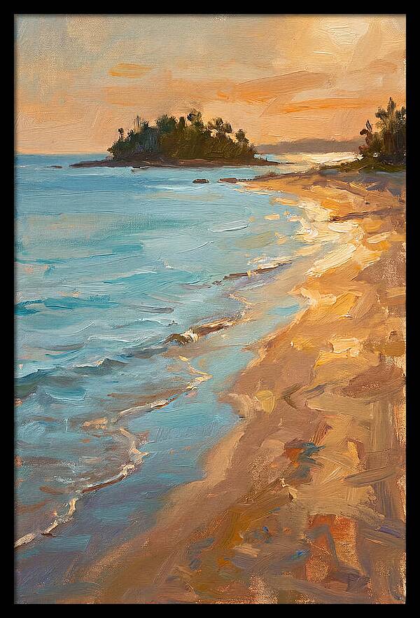 Golden Hour At The Beach
