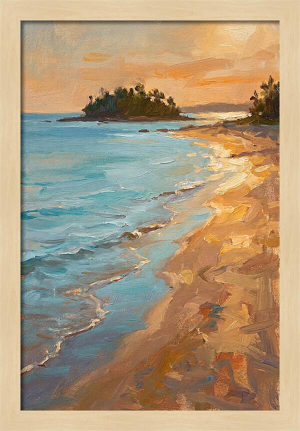 Golden Hour At The Beach