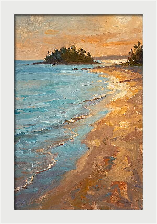Golden Hour At The Beach