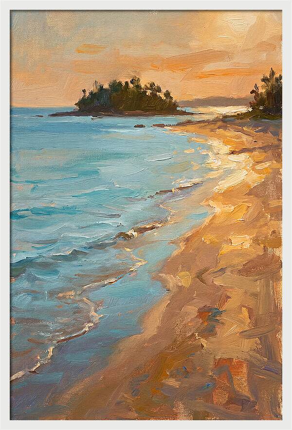 Golden Hour At The Beach