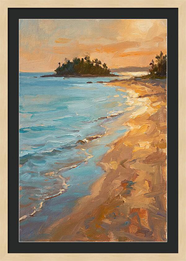 Golden Hour At The Beach