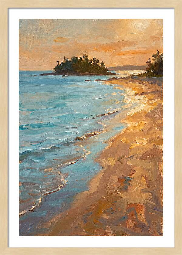 Golden Hour At The Beach