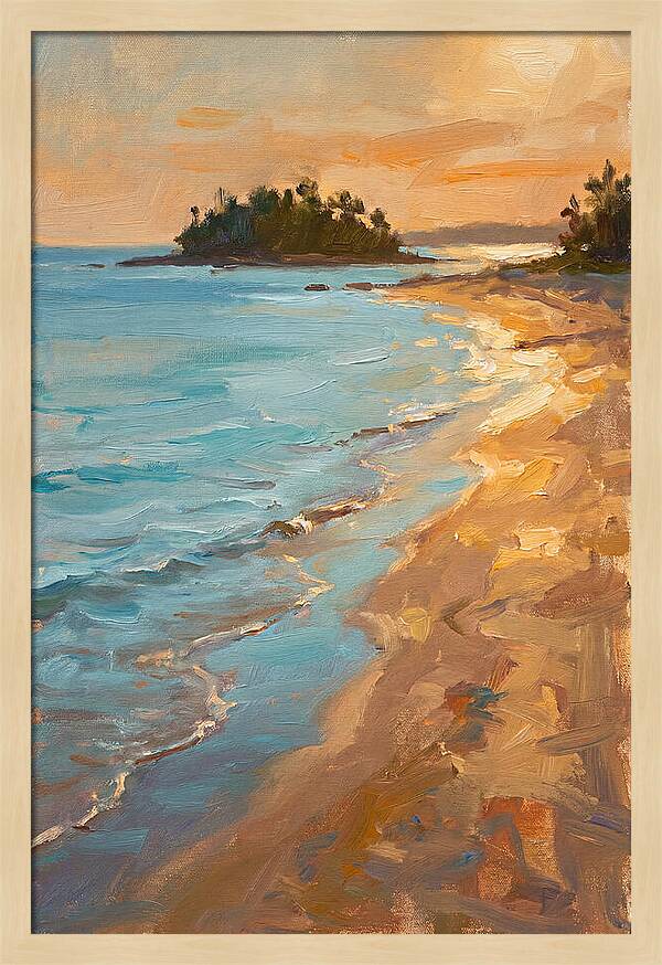 Golden Hour At The Beach