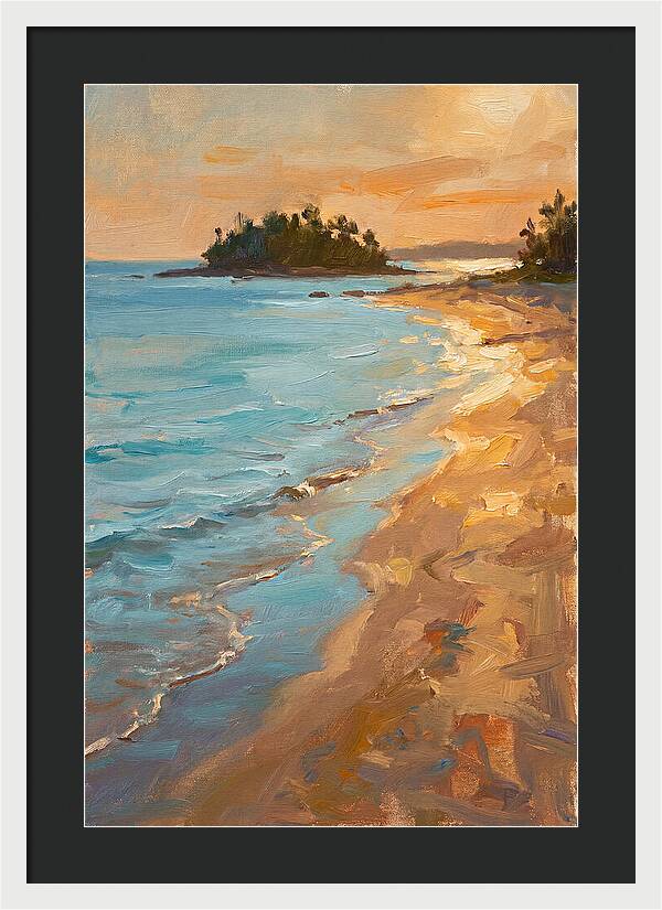 Golden Hour At The Beach