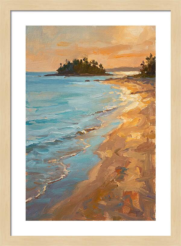 Golden Hour At The Beach