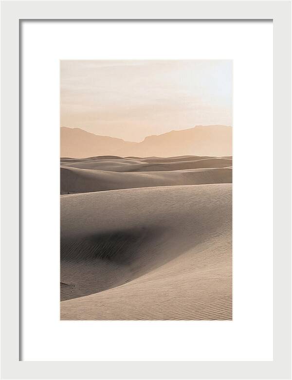 Golden Hour At White Sands