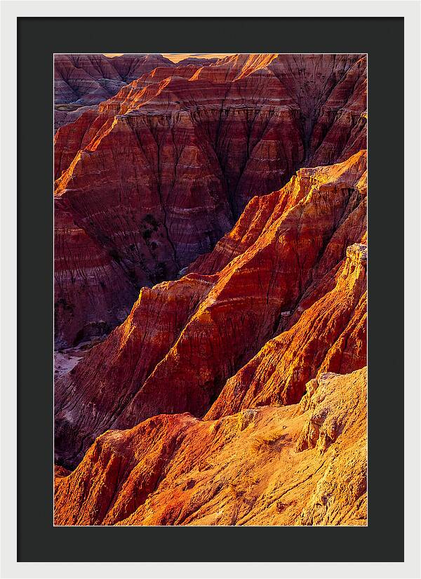 Golden Hour In The Badlands