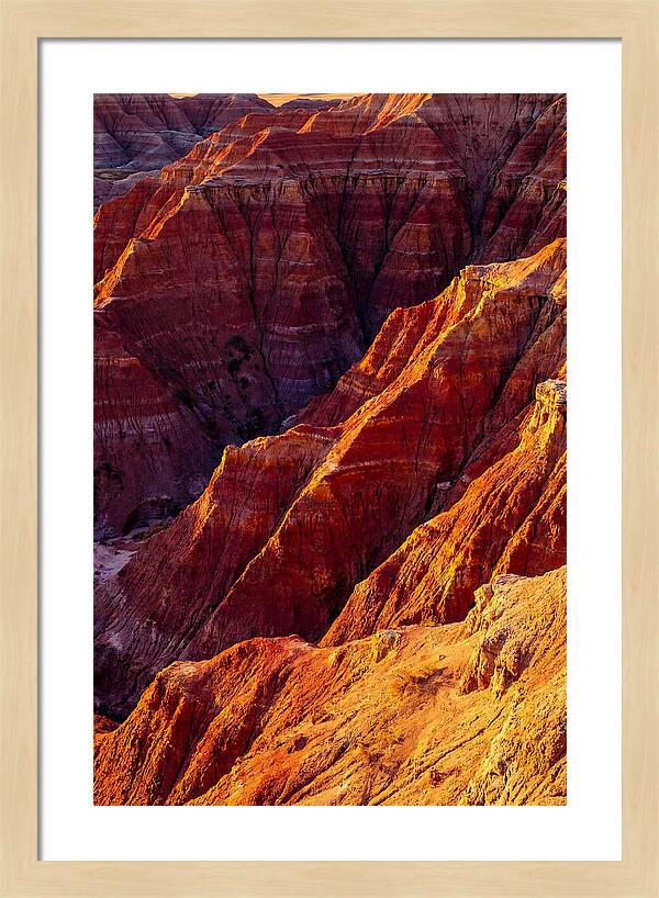Golden Hour In The Badlands