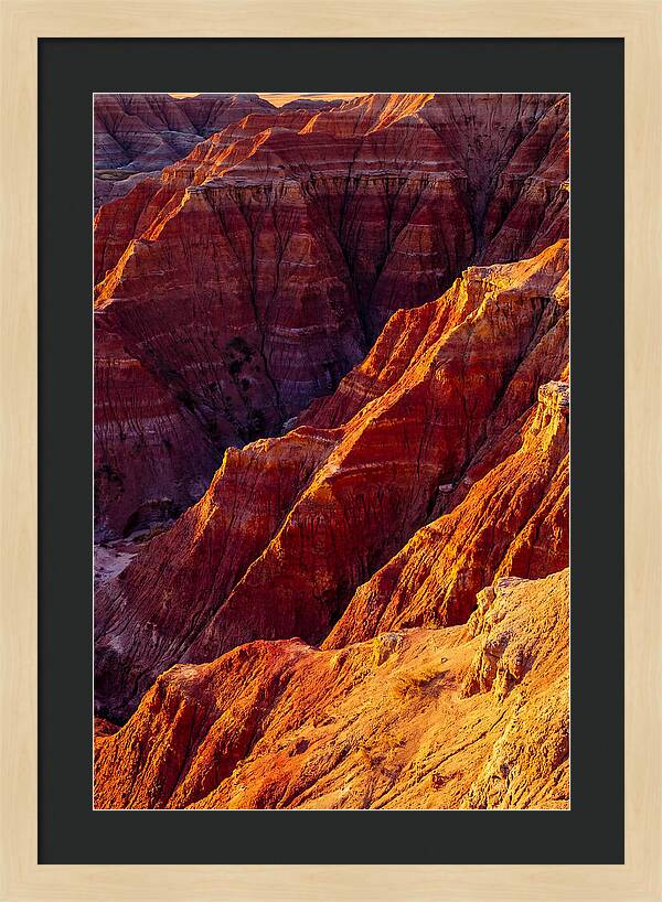 Golden Hour In The Badlands