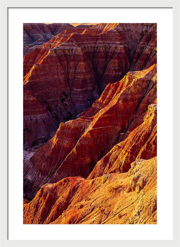 Golden Hour In The Badlands