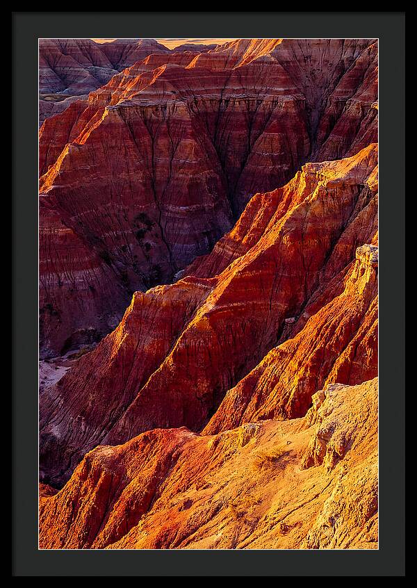 Golden Hour In The Badlands