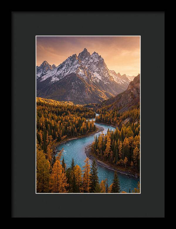 Golden Hour Over Altai Mountains