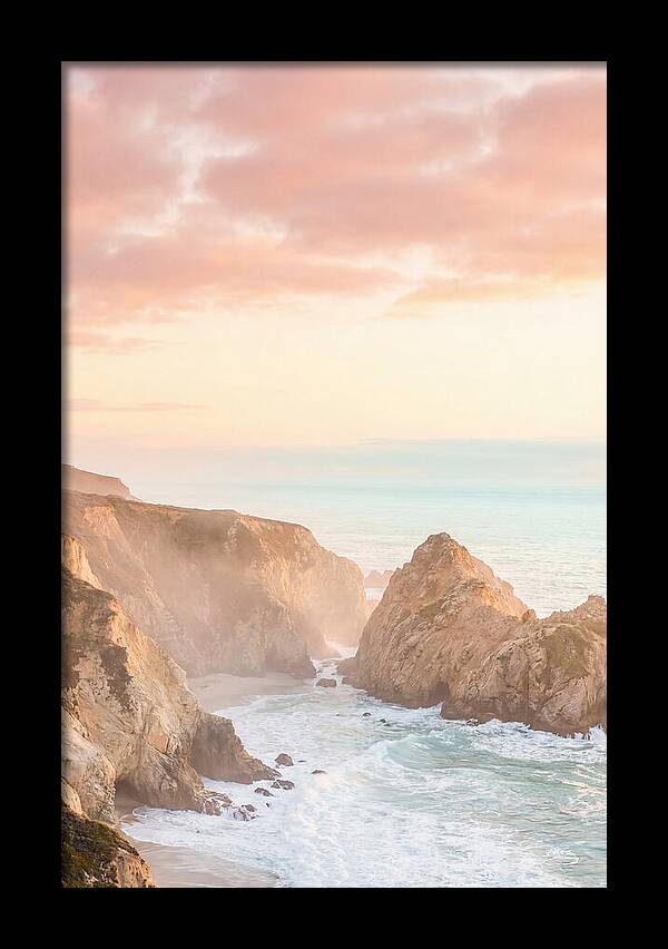 Golden Hour Over Big Sur Coastline