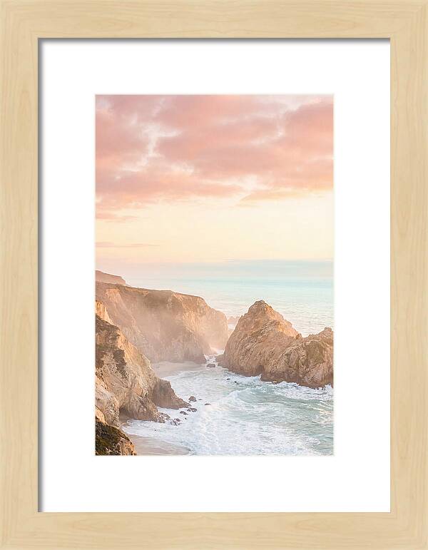 Golden Hour Over Big Sur Coastline