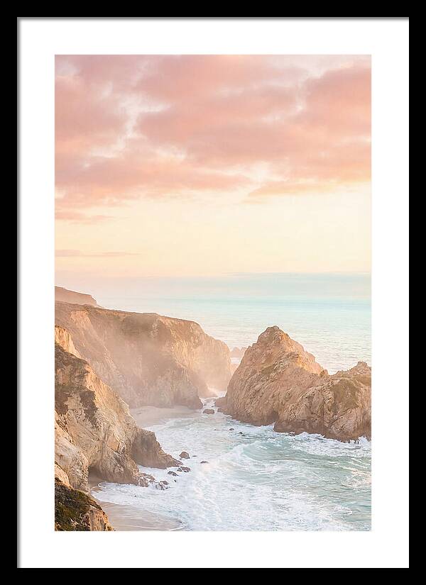 Golden Hour Over Big Sur Coastline