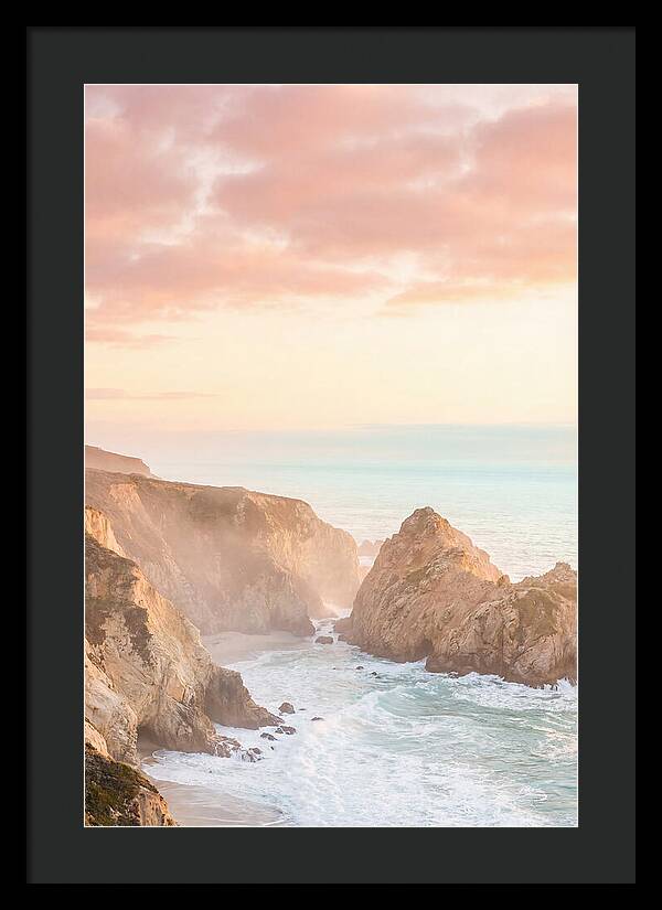 Golden Hour Over Big Sur Coastline