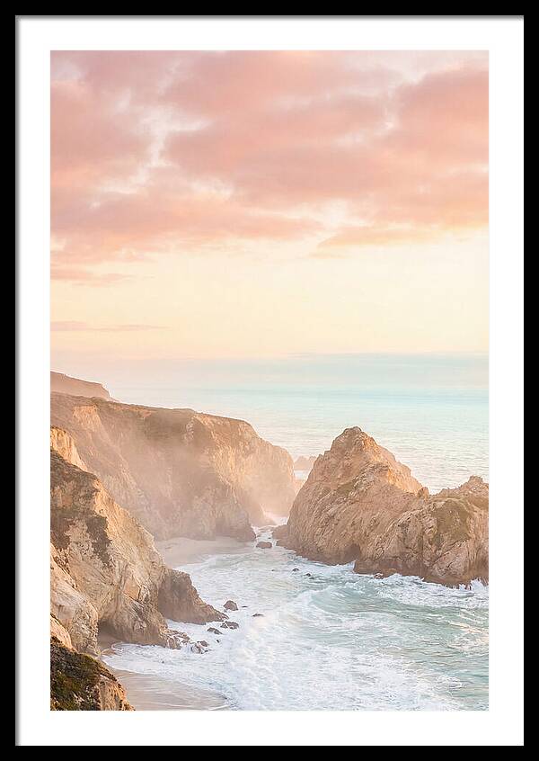 Golden Hour Over Big Sur Coastline