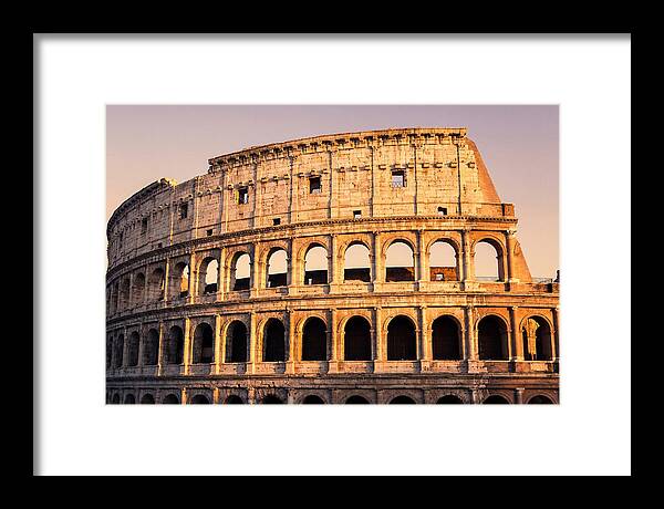 Golden Hour Over Colosseum