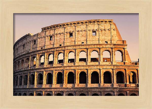 Golden Hour Over Colosseum