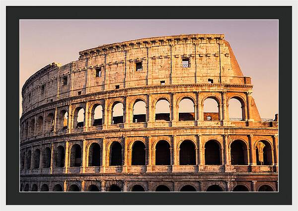 Golden Hour Over Colosseum
