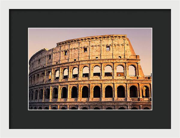 Golden Hour Over Colosseum