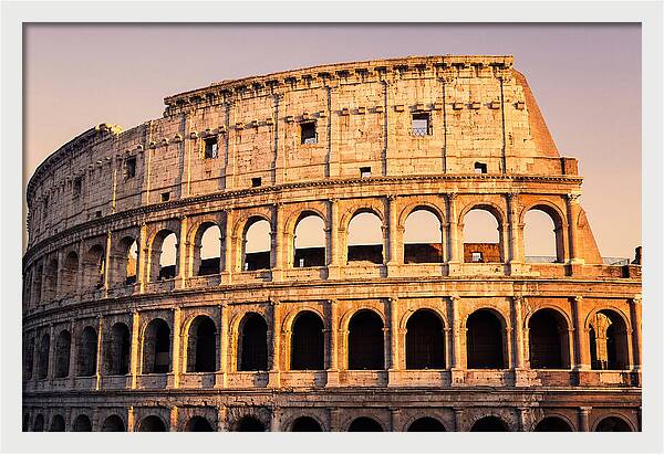 Golden Hour Over Colosseum