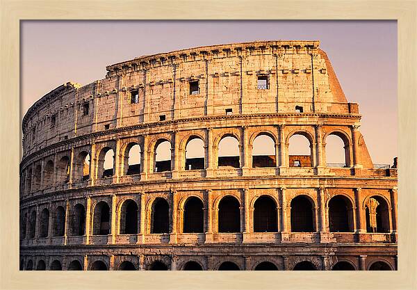 Golden Hour Over Colosseum