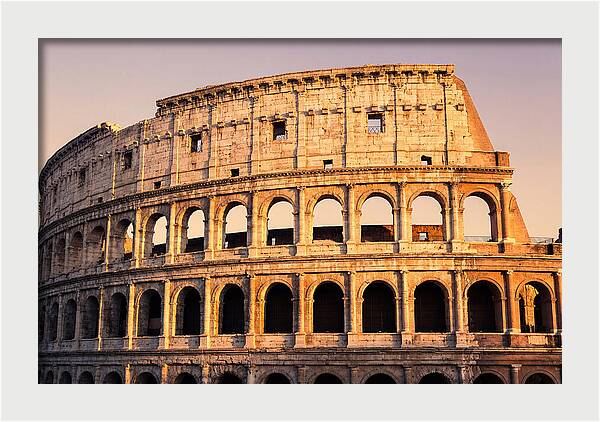Golden Hour Over Colosseum