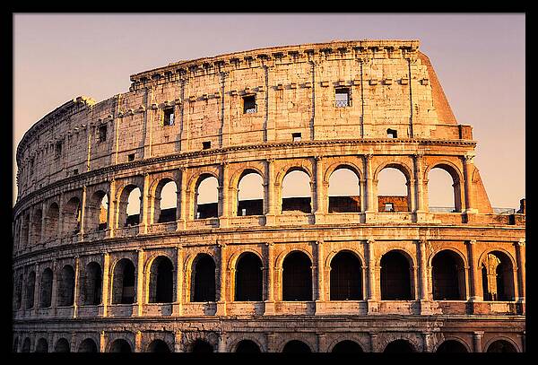 Golden Hour Over Colosseum