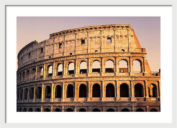 Golden Hour Over Colosseum