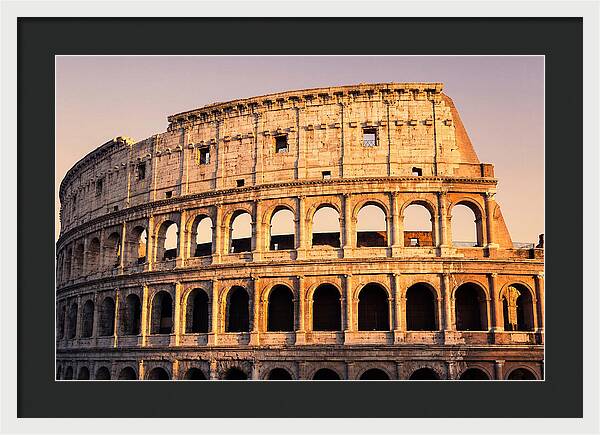 Golden Hour Over Colosseum