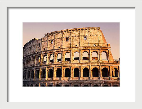 Golden Hour Over Colosseum