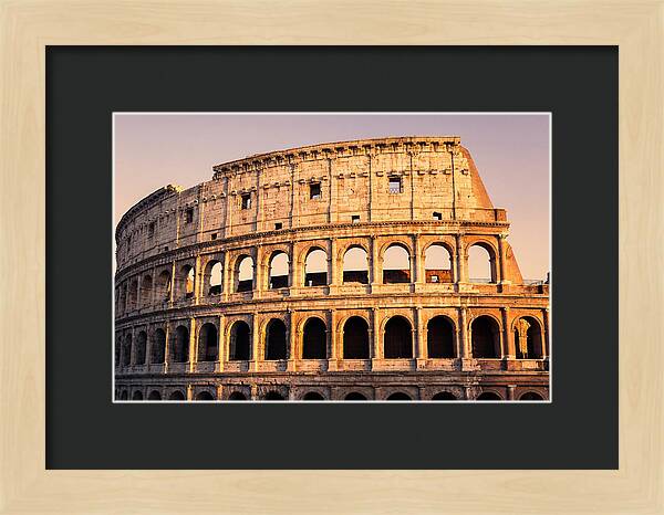 Golden Hour Over Colosseum