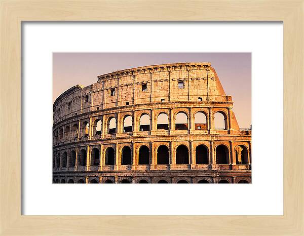Golden Hour Over Colosseum