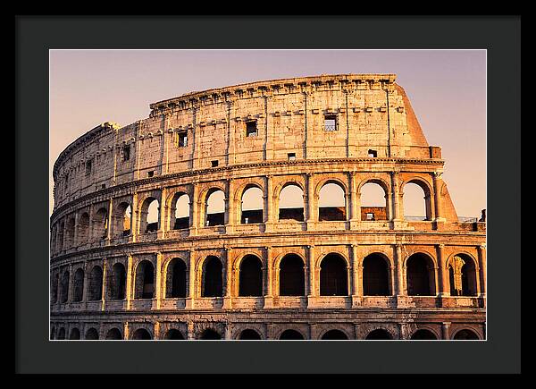 Golden Hour Over Colosseum