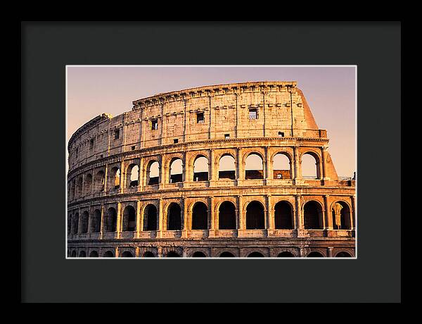 Golden Hour Over Colosseum