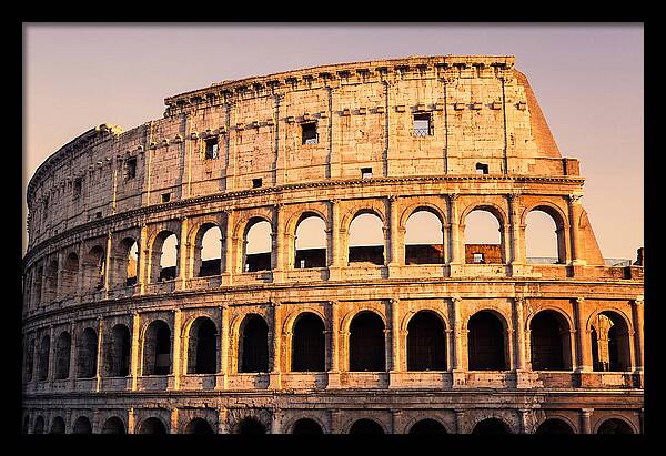 Golden Hour Over Colosseum