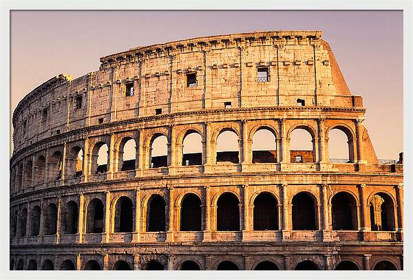 Golden Hour Over Colosseum
