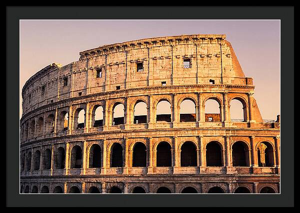 Golden Hour Over Colosseum