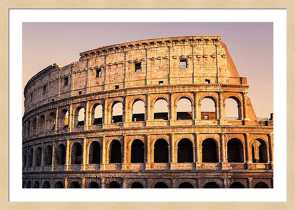 Golden Hour Over Colosseum