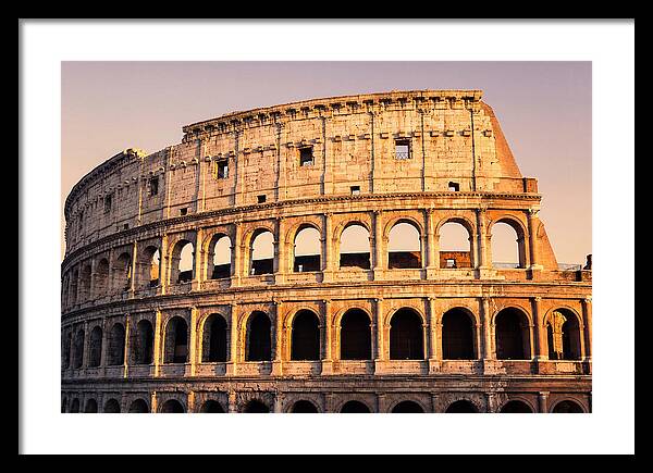 Golden Hour Over Colosseum
