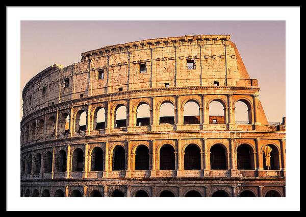 Golden Hour Over Colosseum