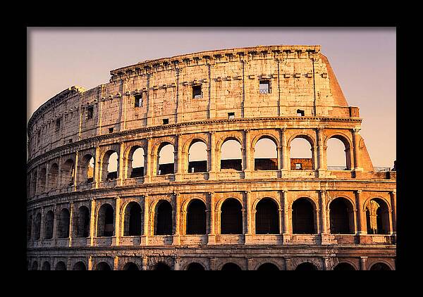 Golden Hour Over Colosseum