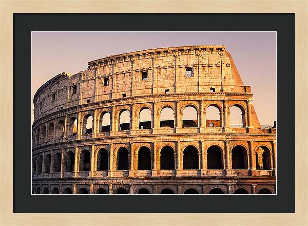 Golden Hour Over Colosseum