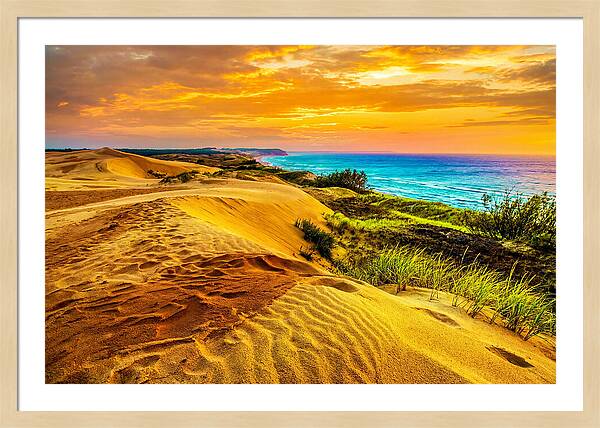 Golden Hour Over Curonian Spit