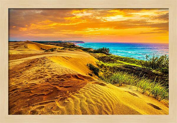 Golden Hour Over Curonian Spit