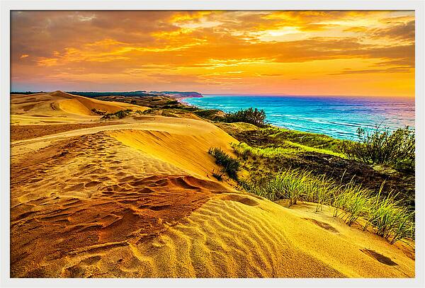 Golden Hour Over Curonian Spit