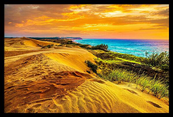Golden Hour Over Curonian Spit