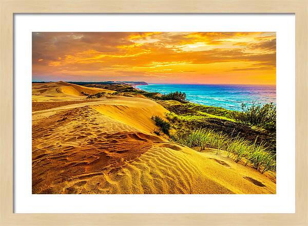 Golden Hour Over Curonian Spit