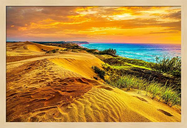 Golden Hour Over Curonian Spit